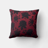 ブラックパラダイス16x16装飾用クッション クッション (裏面)