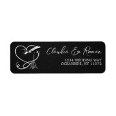 ブラックパリパスポートラベル ラベル (正面)