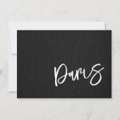 ブラックパリパスポート サンキューカード (裏面)