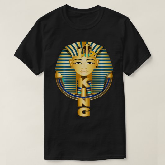 ブラックパローキングエジプトエジプト Tシャツ (デザイン正面)
