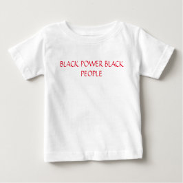 ブラックパワーの黒人 ベビーTシャツ