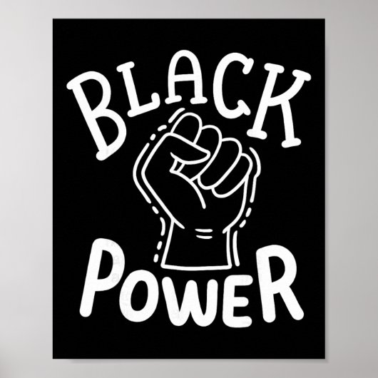 ブラックパワー公民権アフリカ系アメリカ人の誇り私 ポスター (正面)