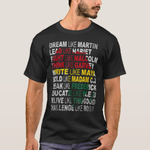ブラックパワー歴史月間アフリカ系アメリカプライド Tシャツ