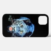 ブラックパンサーのジャガーの目 Case-Mate iPhoneケース (裏面 (横))