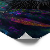 ブラックパンサーウォールアートデジタルウォールアートプリント ポスター (角)