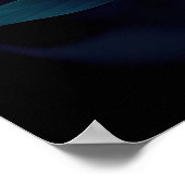 ブラックパンサークーガー猫野生動物ジャングル動物 ポスター (角)