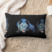 ブラックパンサージャガーアイズ ランバークッション (ブランケット)