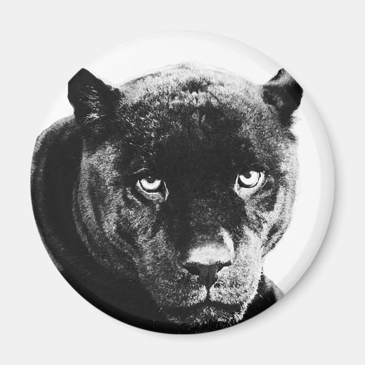 ブラックパンサージャガー マグネット (正面)