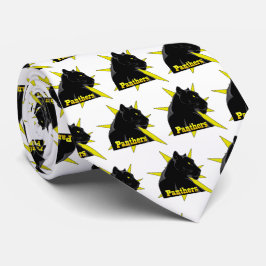 ブラックパンサーチームマスコットオン任意のカラーネクタイ ネクタイ