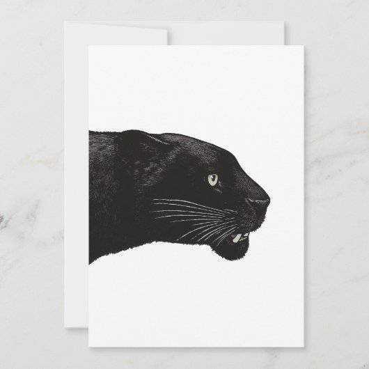 ブラックパンサーバイヨシダ招待状 招待状 (正面)