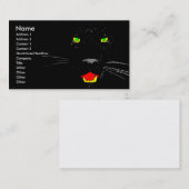 ブラックパンサービジネス、プロフィールカード 名刺 (正面/裏面)