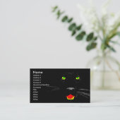 ブラックパンサービジネス、プロフィールカード 名刺 (スタンド正面)