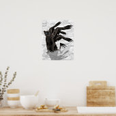 ブラックパンサーフェイリープリント ポスター (キッチン)