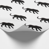 ブラックパンサーホワイト ラッピングペーパー (角)