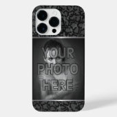 ブラックパンサー写真テンプレート iPhoneケース (裏面)