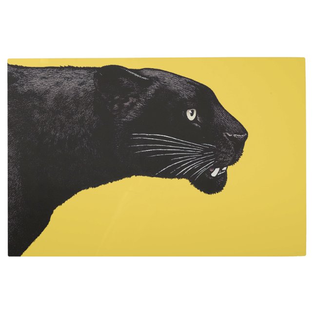 ブラックパンサー吉田トシ メタルプリント (正面)