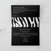 ブラックパンサー吉田トシ 招待状 (内部)