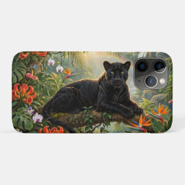 ブラックパンサー ケニア ジャングルの花と滝 iPhone 11 PROケース