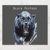 ブラックパンサー ビールラベル (シングルラベル)