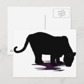 ブラックパンサー ポストカード (正面/裏面)