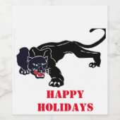 ブラックパンサー ワインラベル (シングルラベル)