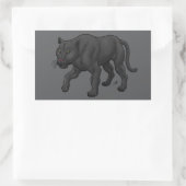 ブラックパンサー 長方形シール (バッグ)