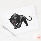 ブラックパンサー 長方形シール (封筒)