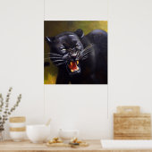 ブラックパンサー(13)ワイルドキャット ポスター (キッチン)