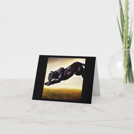 ブラックパンサー(1)野良猫 カード (正面)