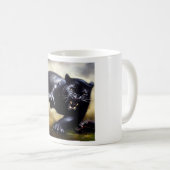 ブラックパンサー(2)野良猫 コーヒーマグカップ (正面右)