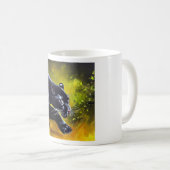 ブラックパンサー(5)野良猫 コーヒーマグカップ (正面右)