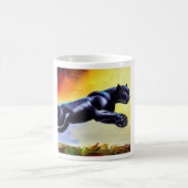 ブラックパンサー(6)野良猫 コーヒーマグカップ (中央)