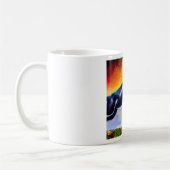 ブラックパンサー(6)野良猫 コーヒーマグカップ (左)