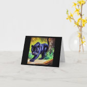 ブラックパンサー(8)野良猫 カード (黄色い花)