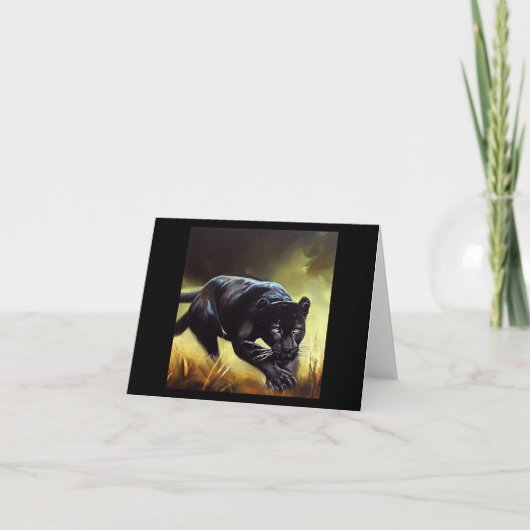 ブラックパンサー(9)野良猫 カード (正面)