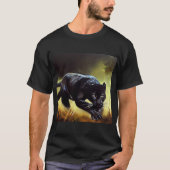 ブラックパンサー(9)野良猫 Tシャツ (正面)