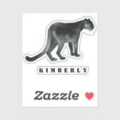 ブラックパンザー水彩画シール シール (シート)