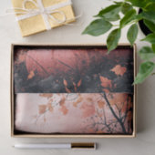 ブラックパンプキンとピンクパンプキンの秋デコパージュ 薄葉紙 (ギフト)