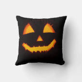 ブラックパンプキンハロウィンピロー不気味ホームデコール クッション (裏面)