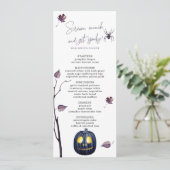 ブラックパンプキン & スパイダー フォール エレガント ハロウィン メニュー (スタンド正面)