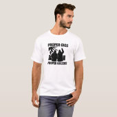 ブラックパーカー ギグ クラウド ジーザー 引用 デザイン Tシャツ (正面フル)