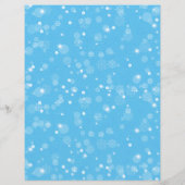 ブラックパーソナライズされたサンタクロースからの手紙 (裏面)