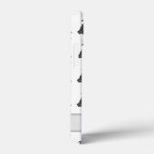 ブラックパーソナライズされたピットブルホワフドッグ Case-Mate iPhoneケース (裏面 / 右)