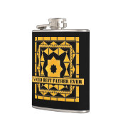 ブラックパーソナライズされた・オッチャー・ファザーズ・デイ・フラスコ フラスク (左)