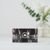 ブラックパーソナルトレーナー 名刺 (スタンド正面)