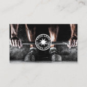 ブラックパーソナルトレーナー 名刺 (正面)