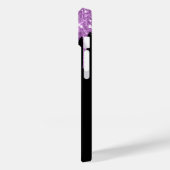 ブラックパープルグリッターのドライブ名 Case-Mate iPhoneケース (裏面 / 左)