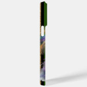 ブラックパープルグリーン金ゴールドマルディグラスパピードッグ Case-Mate iPhoneケース (裏面 / 右)