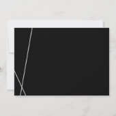 ブラックパープルネオンありがとうロゴメディア挿入 招待状 (裏面)