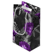 ブラックパープルバラズシルバー葉ズダークガーデン スモールペーパーバッグ (裏面アングル)